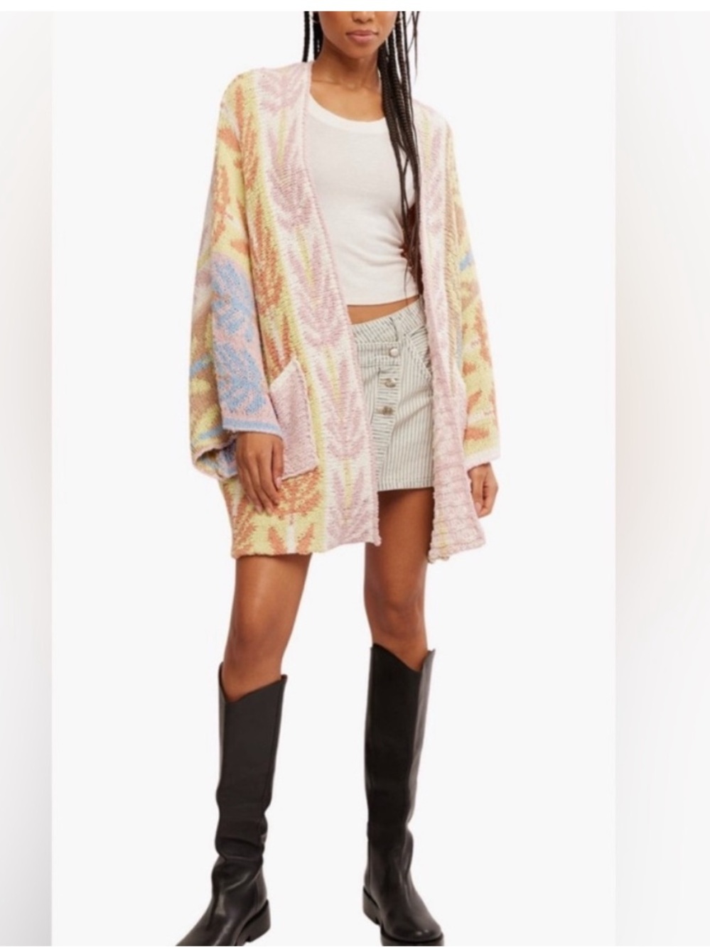 Free People Mallorca Oversized Cardi